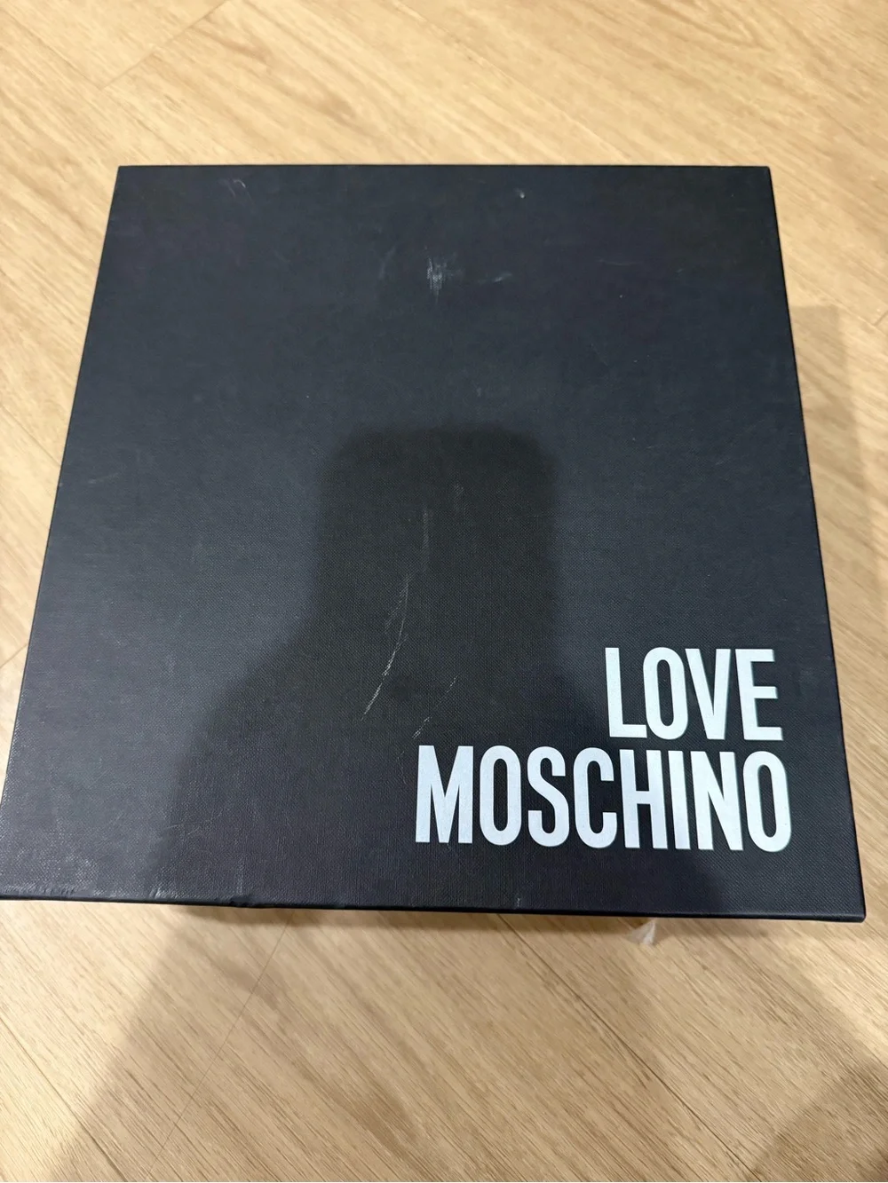 Moschino Red Suede Shearling-Trim Winter Boots